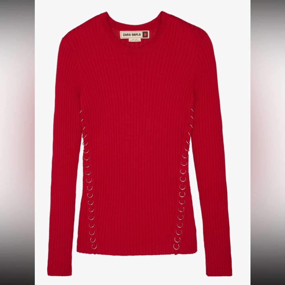 Women Zara Srpls Sweater Size XS